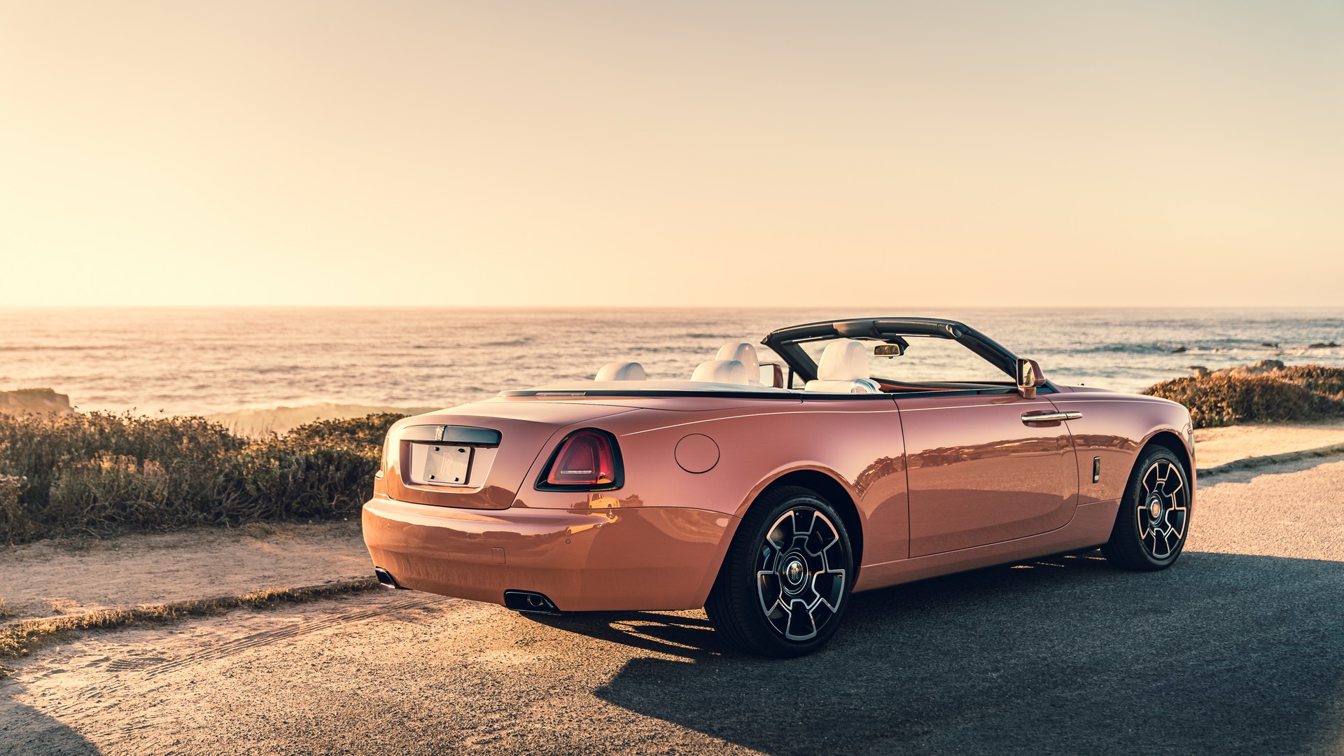 Here’s A Closer Look At The Rolls-Royce Dawn Black Badge In Bespoke Coral Solid