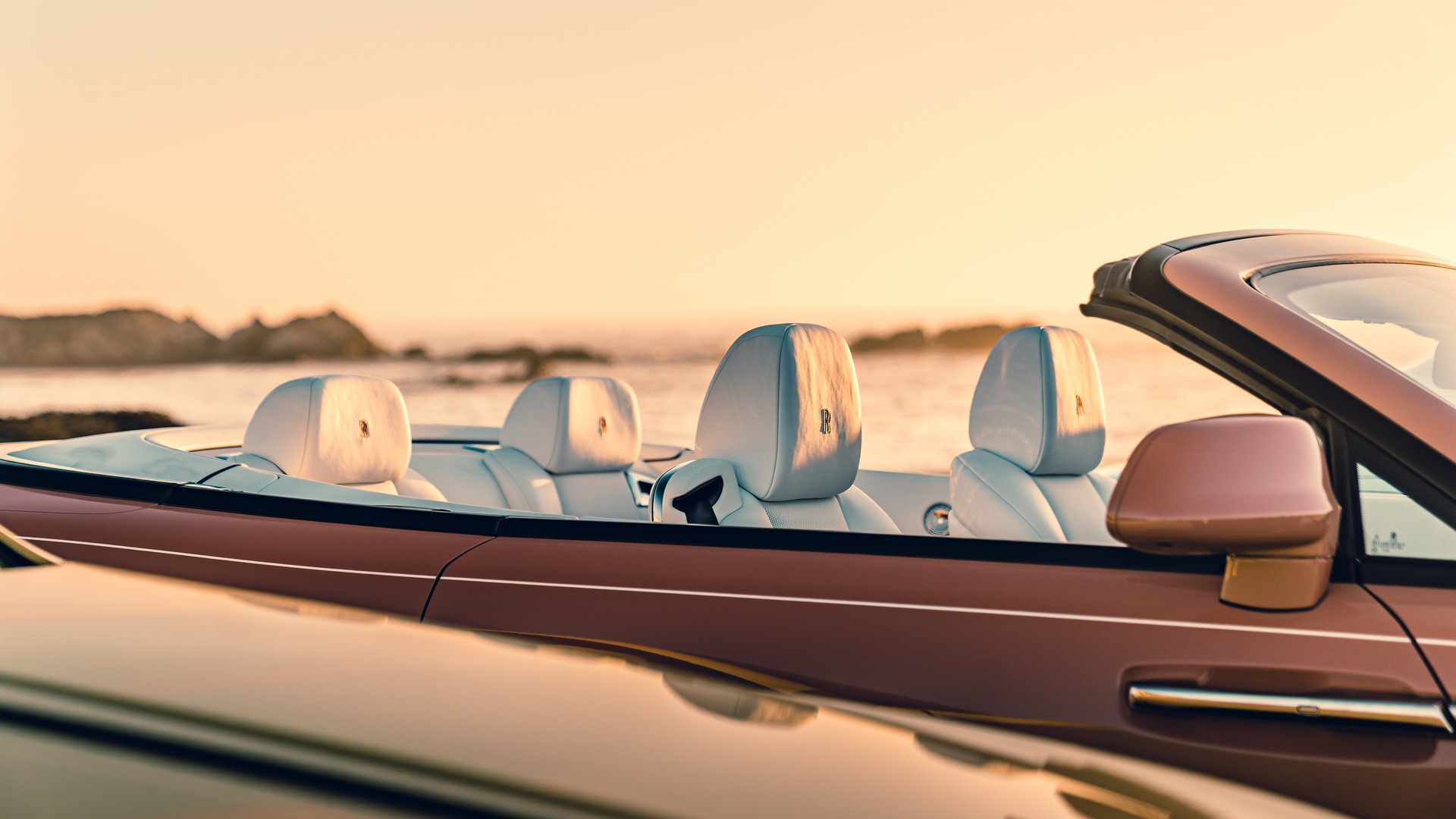 Here’s A Closer Look At The Rolls-Royce Dawn Black Badge In Bespoke Coral Solid