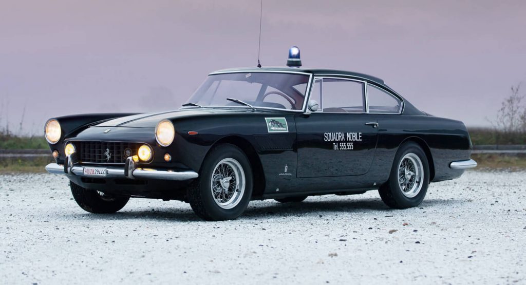  The One And Only 1962 Ferrari 250 GTE Italian Police Car Is An Absolute Legend