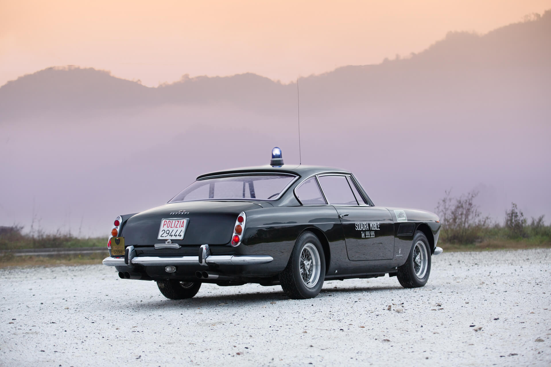 The One And Only 1962 Ferrari 250 GTE Italian Police Car Is An Absolute Legend
