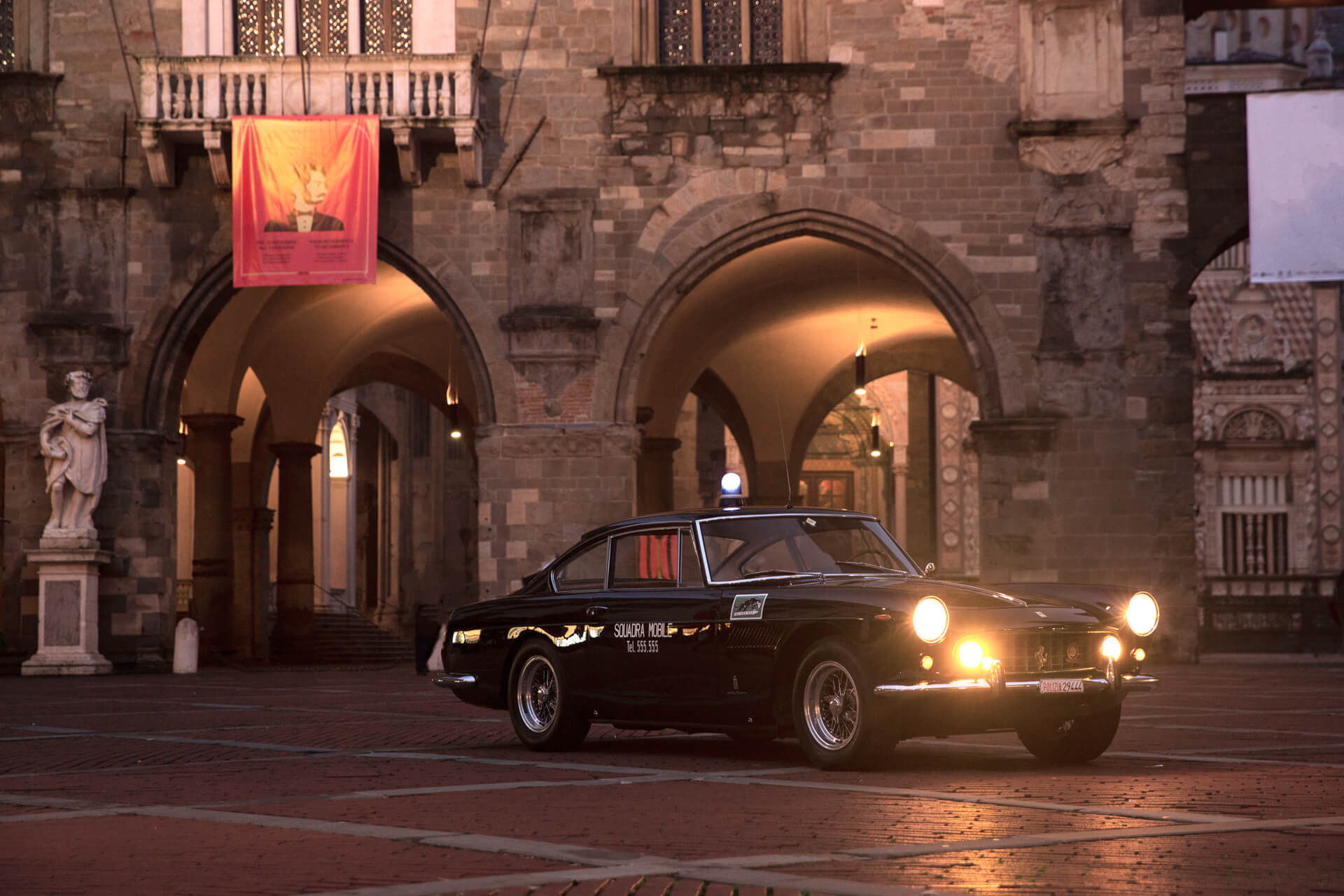 The One And Only 1962 Ferrari 250 GTE Italian Police Car Is An Absolute Legend