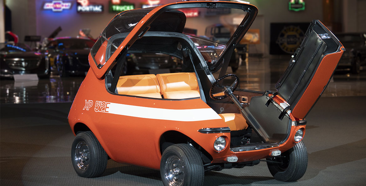 GM’s XP 512E Was A Wonderfully Weird Electric Bubble Car