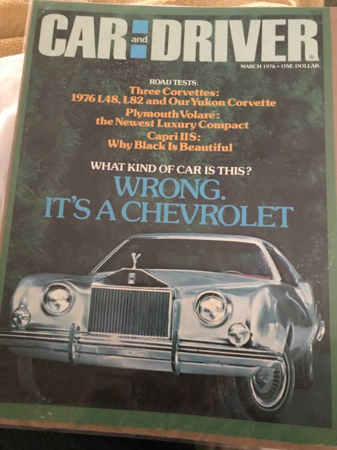 At $12,000, ’76 Chevrolet Monte Carlo Is Also A “Bargain” Rolls-Royce Coupe