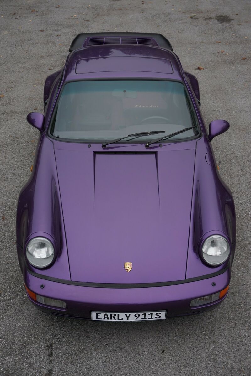 This 1991 Porsche 911 Turbo Is A Purple Jewel With Just 310 Miles (550km) Under Its Belt