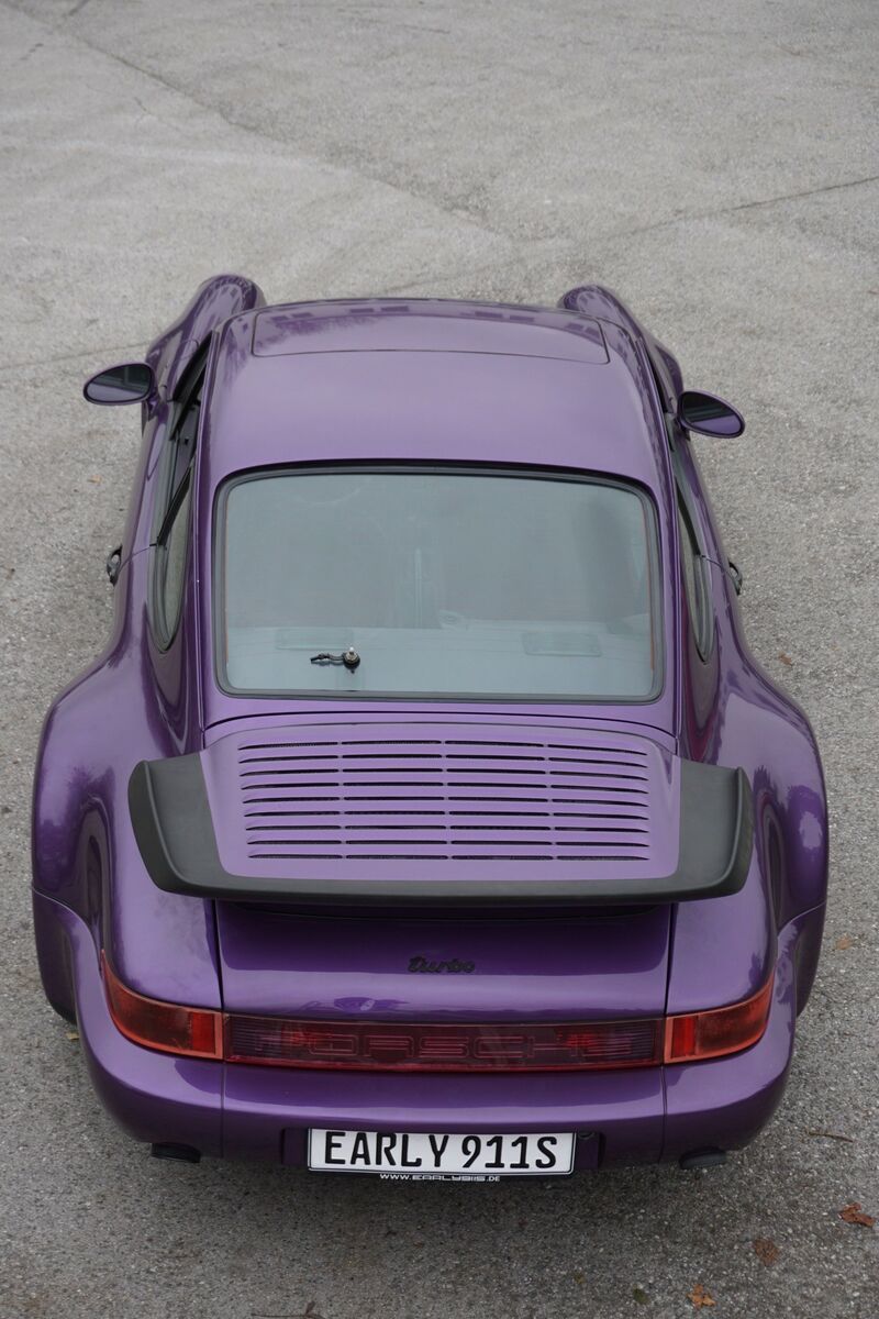 This 1991 Porsche 911 Turbo Is A Purple Jewel With Just 310 Miles (550km) Under Its Belt