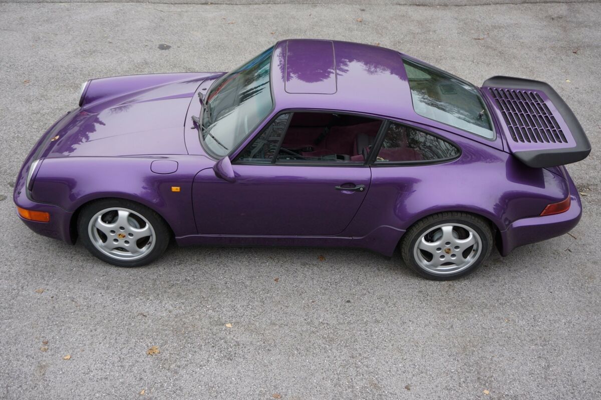 This 1991 Porsche 911 Turbo Is A Purple Jewel With Just 310 Miles (550km) Under Its Belt