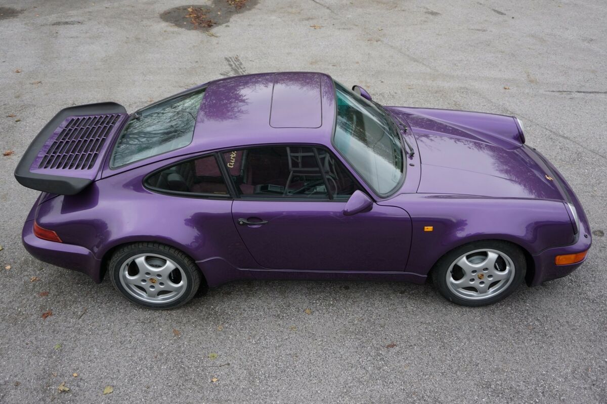 This 1991 Porsche 911 Turbo Is A Purple Jewel With Just 310 Miles (550km) Under Its Belt