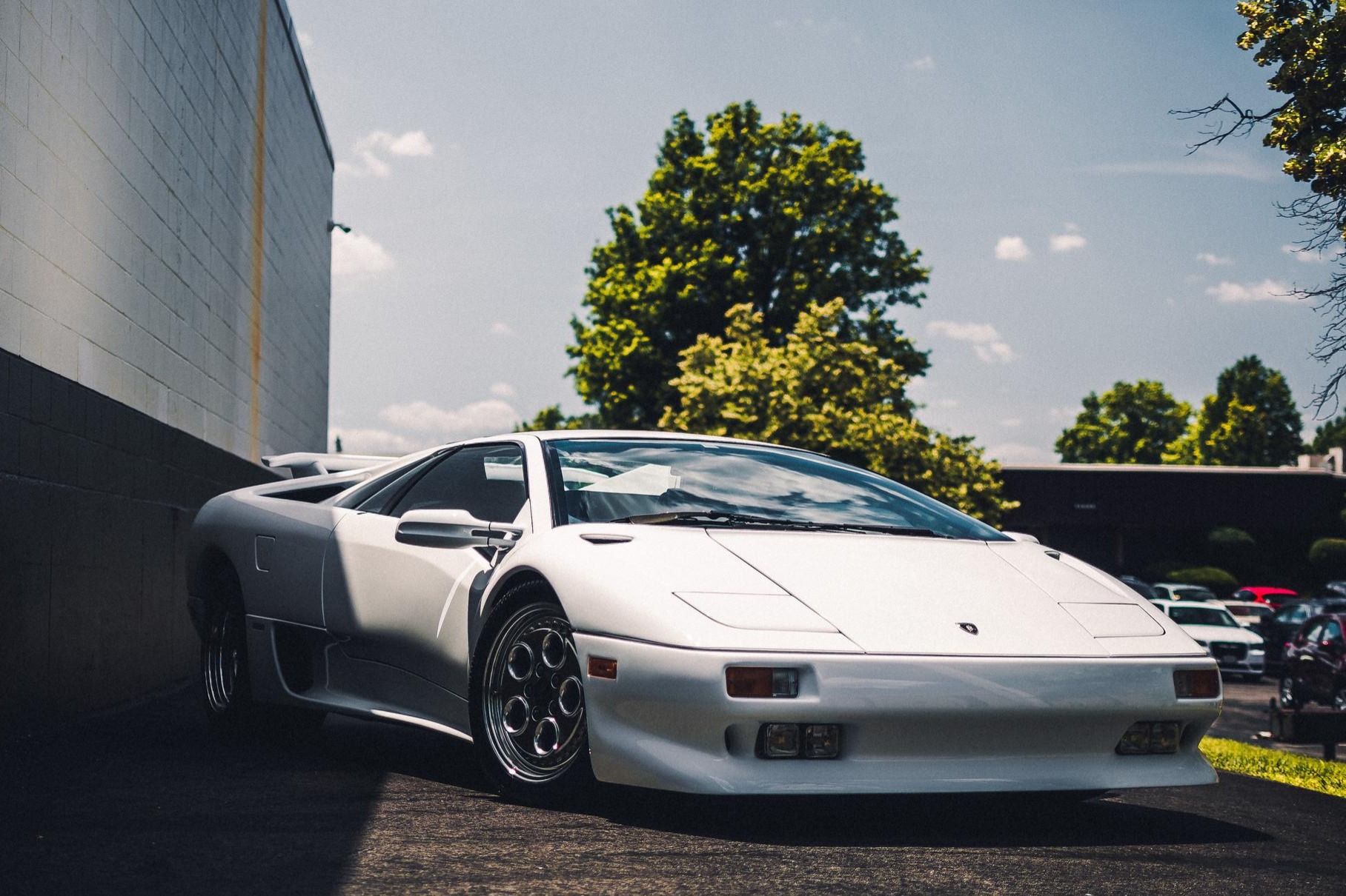Make This White 1991 Lamborghini Diablo Your Poster Car