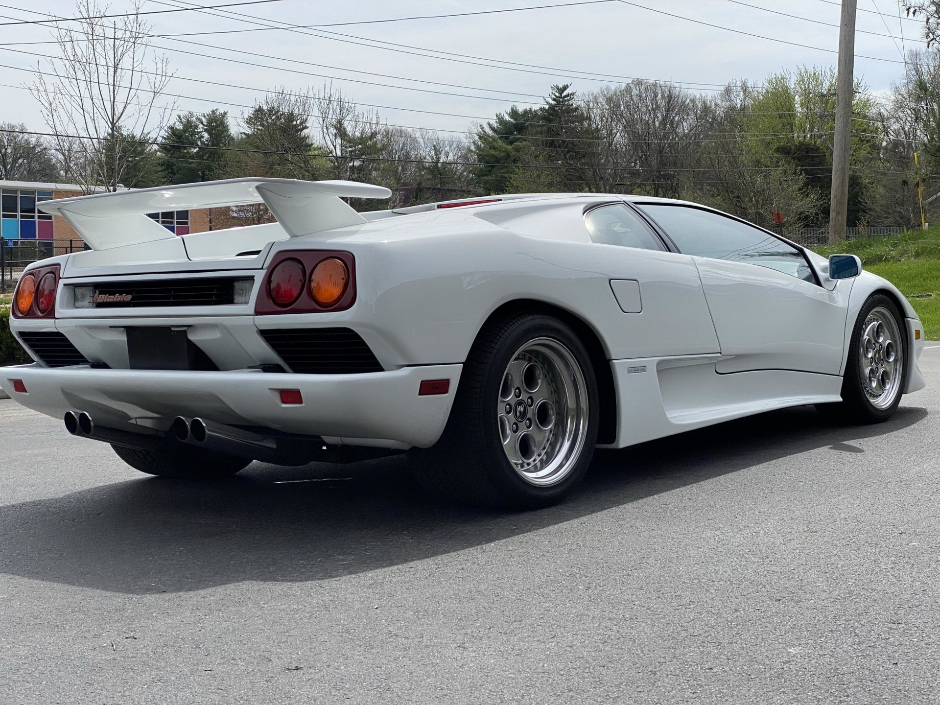 Make This White 1991 Lamborghini Diablo Your Poster Car