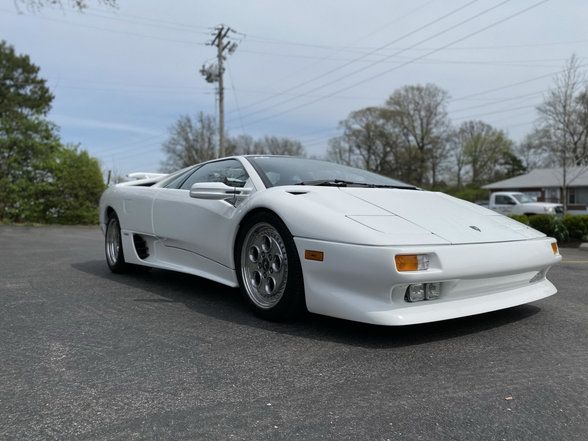 Make This White 1991 Lamborghini Diablo Your Poster Car