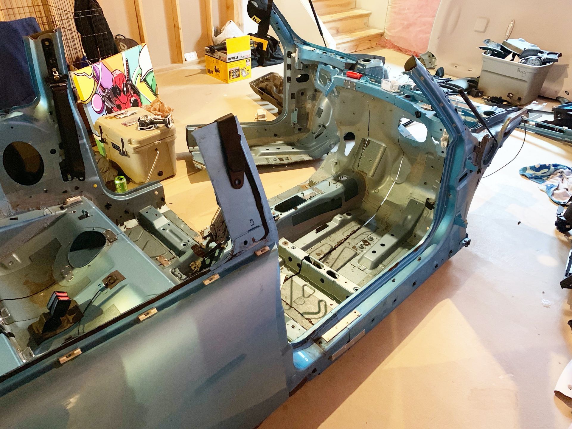 This Guy Turned A MINI Cooper S Into A Racing Simulator For His Basement