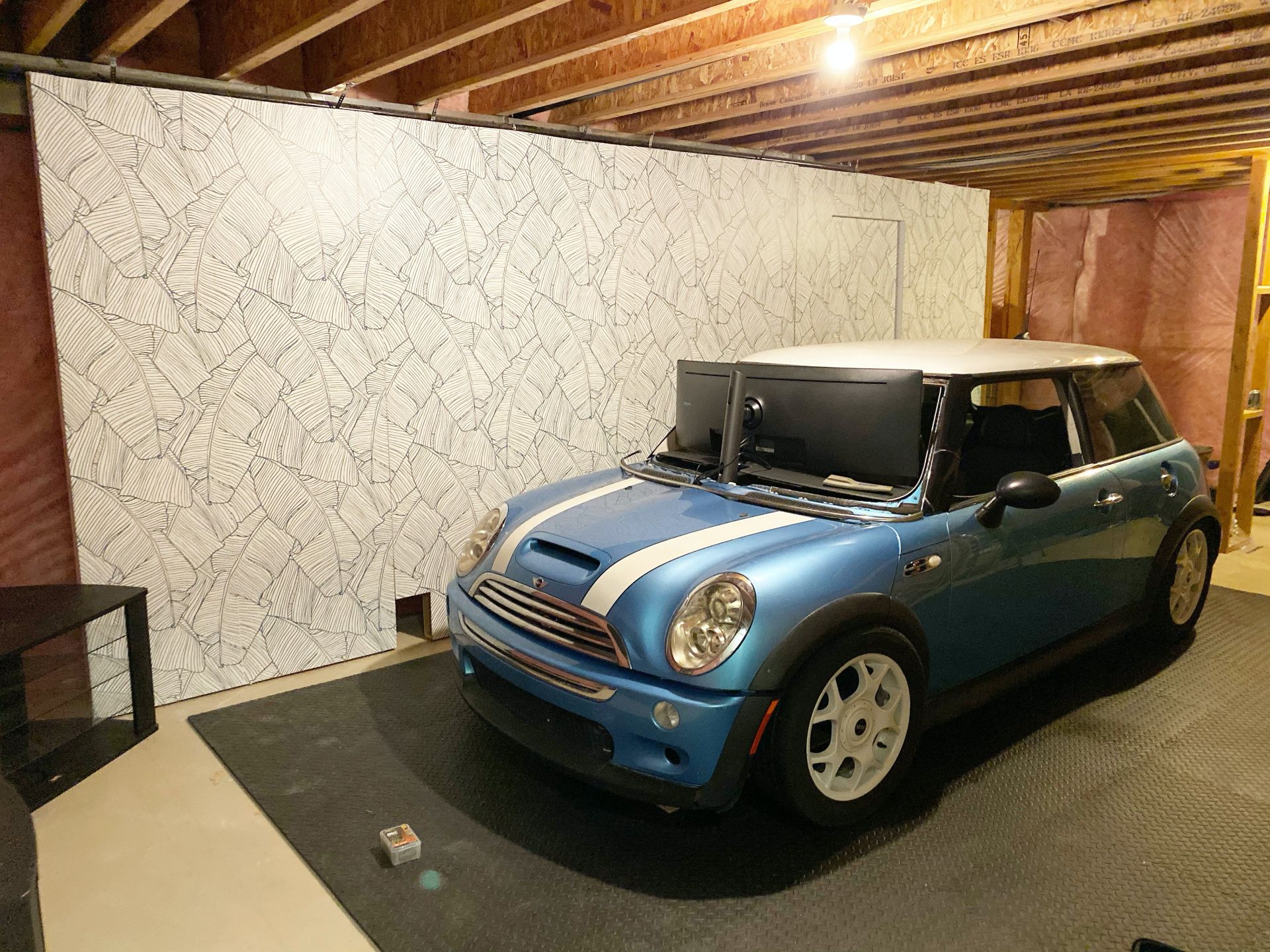 This Guy Turned A MINI Cooper S Into A Racing Simulator For His Basement