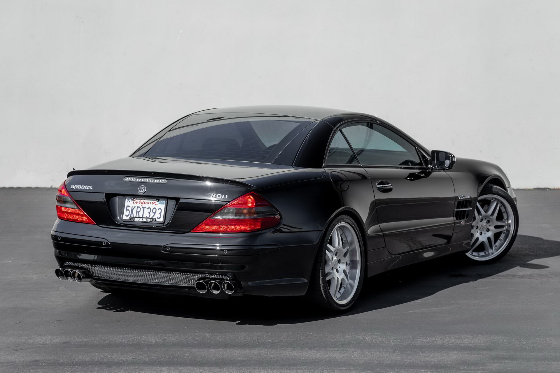 Brabus Mercedes SL600 Has Lorinser Bits, 12 Cylinders And Six Exhaust Pipes