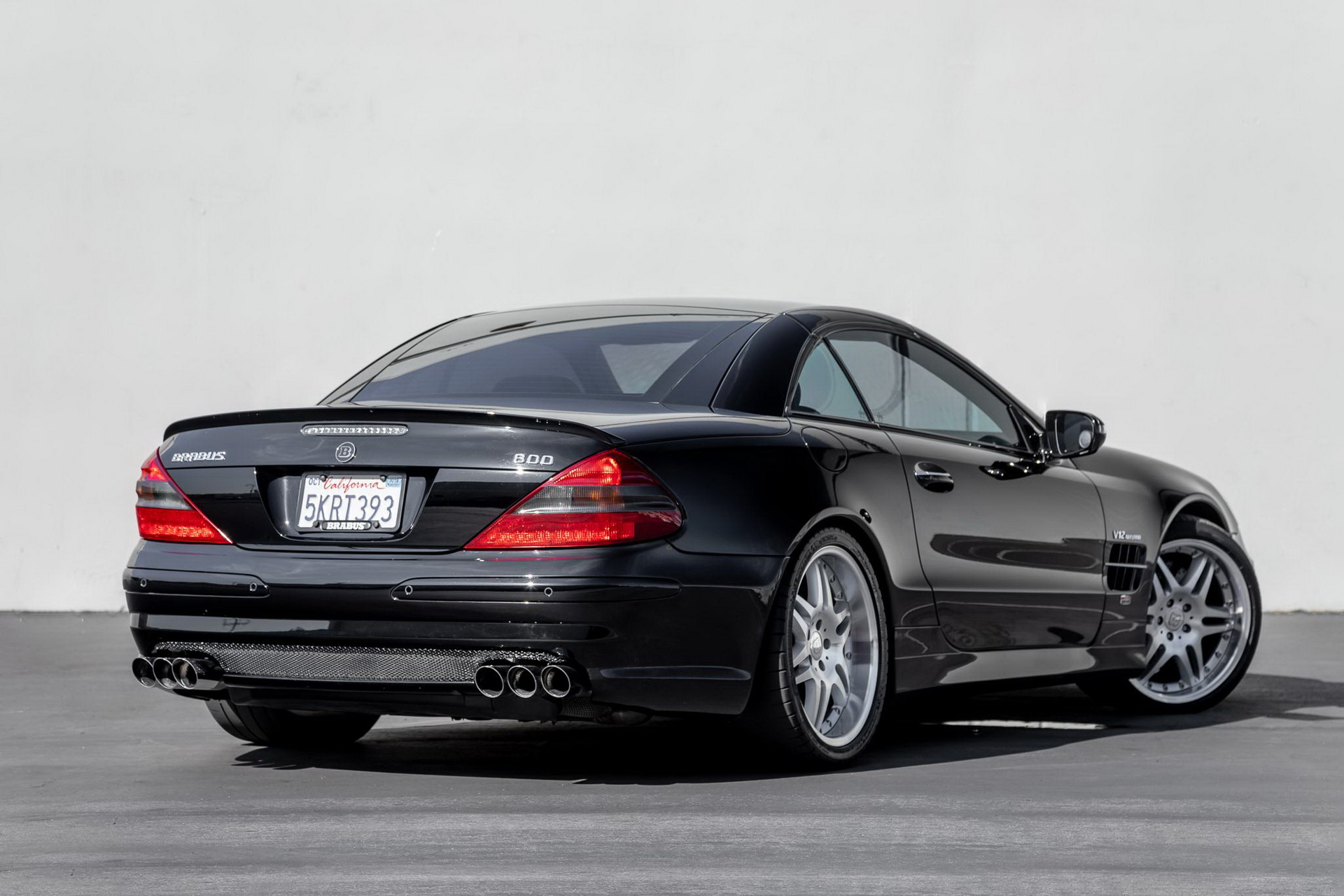 Brabus Mercedes SL600 Has Lorinser Bits, 12 Cylinders And Six Exhaust Pipes