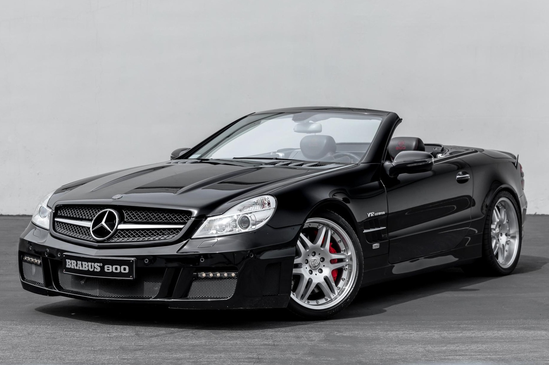 Brabus Mercedes SL600 Has Lorinser Bits, 12 Cylinders And Six Exhaust Pipes