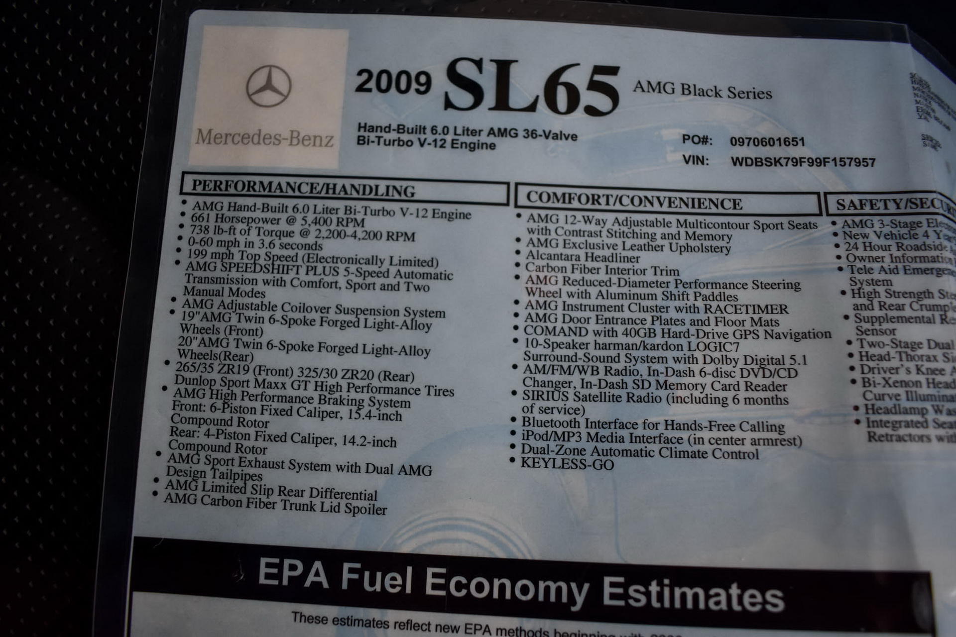 Want To Play Hardcore? Try This 2009 Mercedes-Benz SL65 AMG Black Series