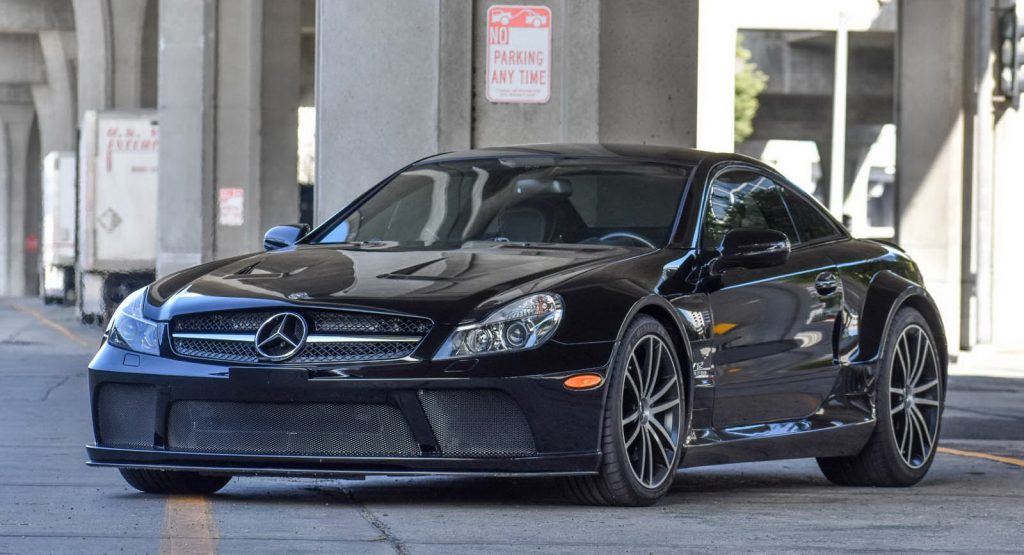 Want To Play Hardcore Try This 09 Mercedes Benz Sl65 Amg Black Series Carscoops