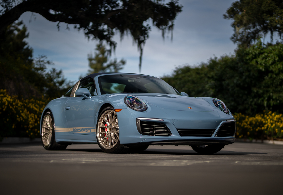 Porsche Exclusive 991 Targa 4S Design Edition Is So Purdy In Baby Blue