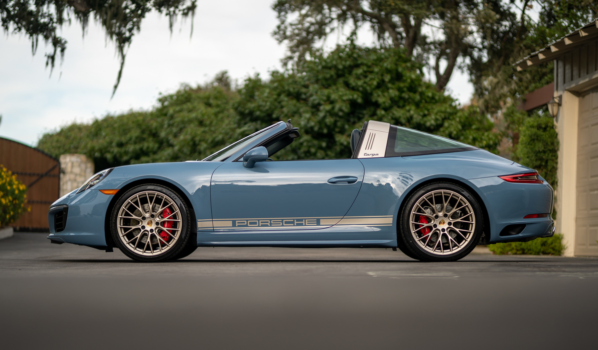 Porsche Exclusive 991 Targa 4S Design Edition Is So Purdy In Baby Blue