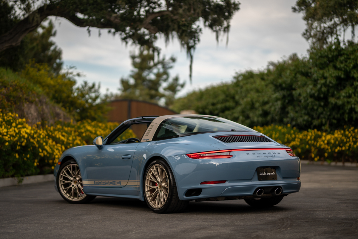 Porsche Exclusive 991 Targa 4S Design Edition Is So Purdy In Baby Blue