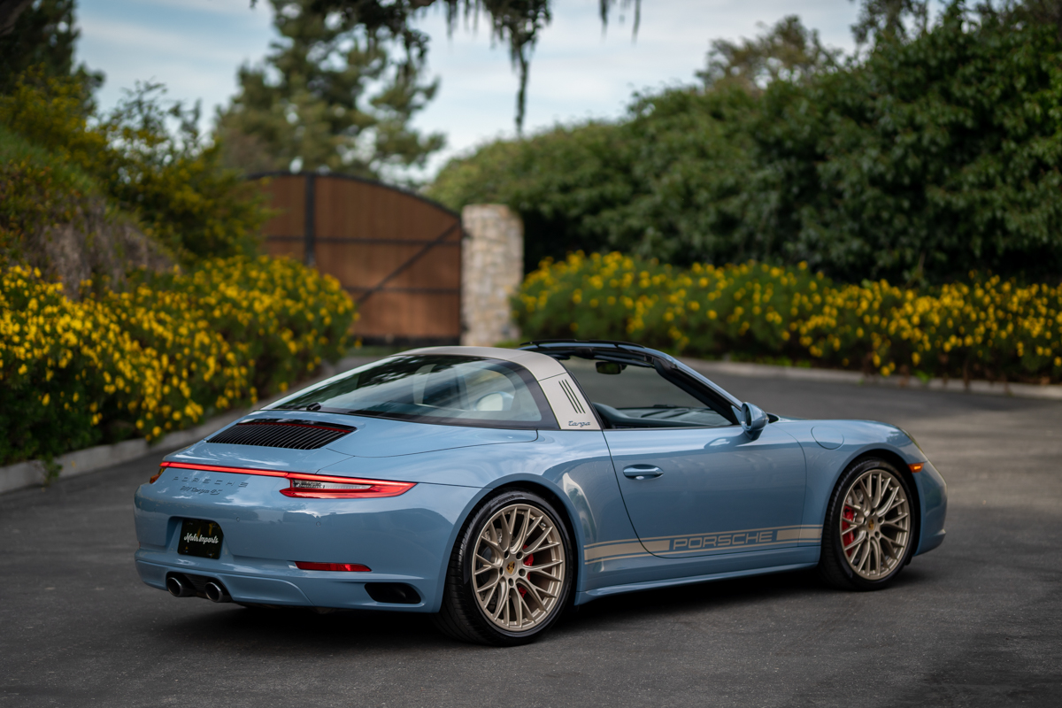 Porsche Exclusive 991 Targa 4S Design Edition Is So Purdy In Baby Blue