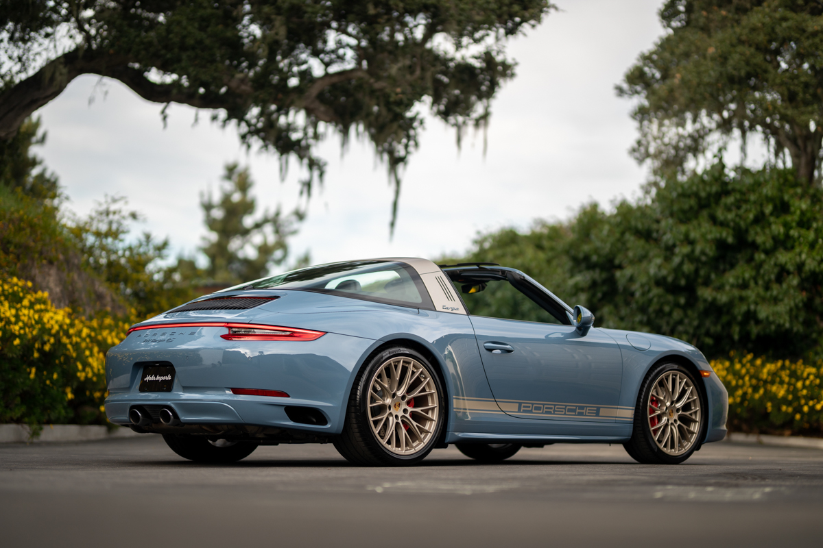 Porsche Exclusive 991 Targa 4S Design Edition Is So Purdy In Baby Blue
