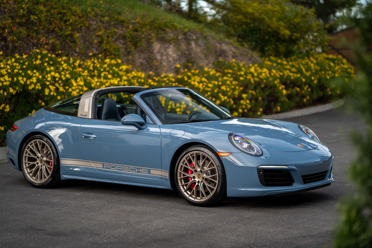 Porsche Exclusive 991 Targa 4S Design Edition Is So Purdy In Baby Blue