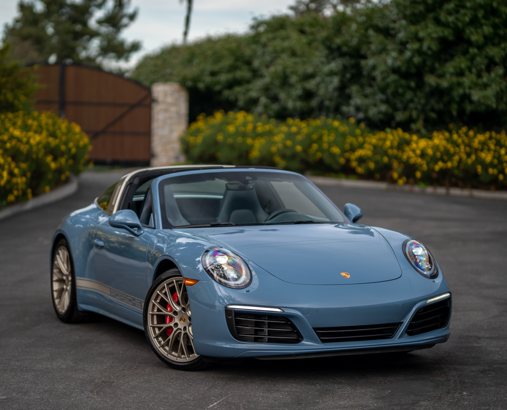 Porsche Exclusive 991 Targa 4S Design Edition Is So Purdy In Baby Blue