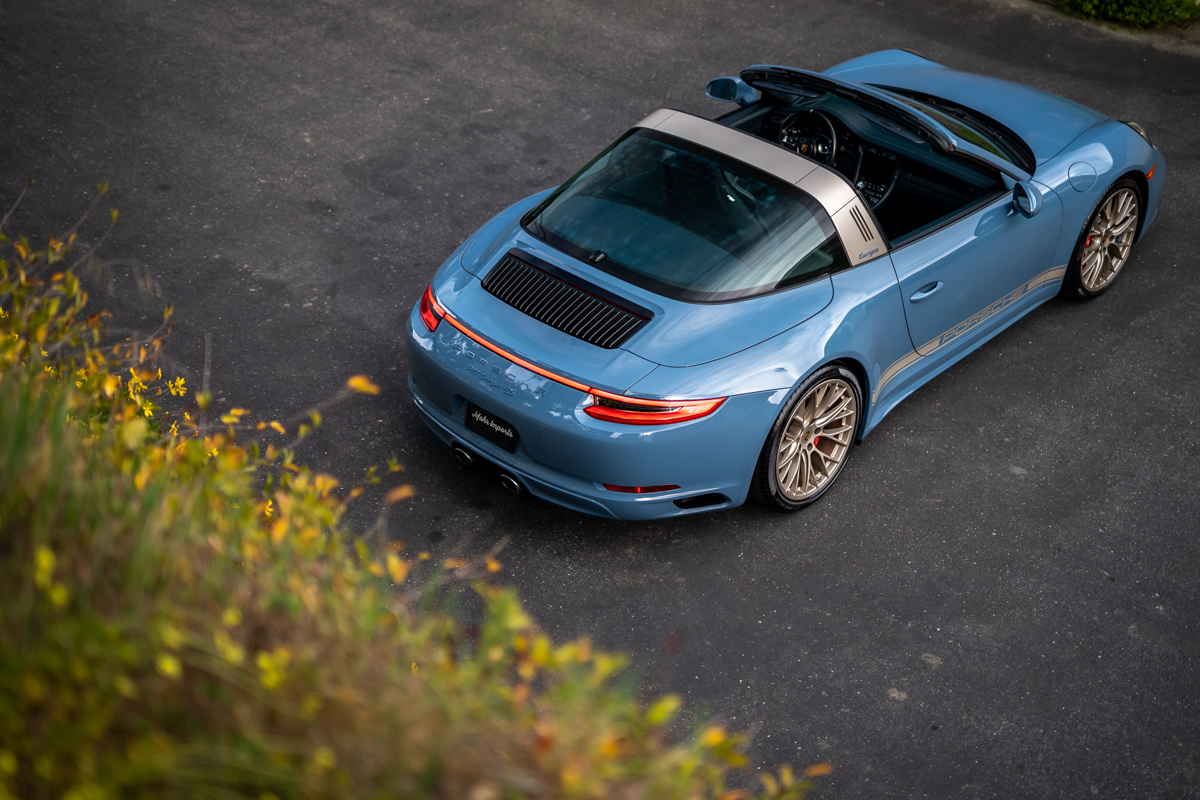Porsche Exclusive 991 Targa 4S Design Edition Is So Purdy In Baby Blue