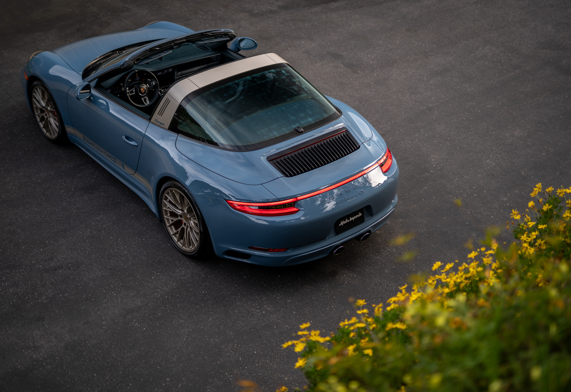 Porsche Exclusive 991 Targa 4S Design Edition Is So Purdy In Baby Blue
