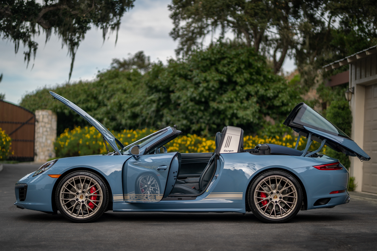 Porsche Exclusive 991 Targa 4S Design Edition Is So Purdy In Baby Blue