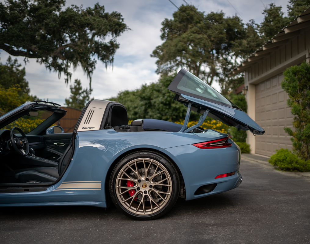 Porsche Exclusive 991 Targa 4S Design Edition Is So Purdy In Baby Blue