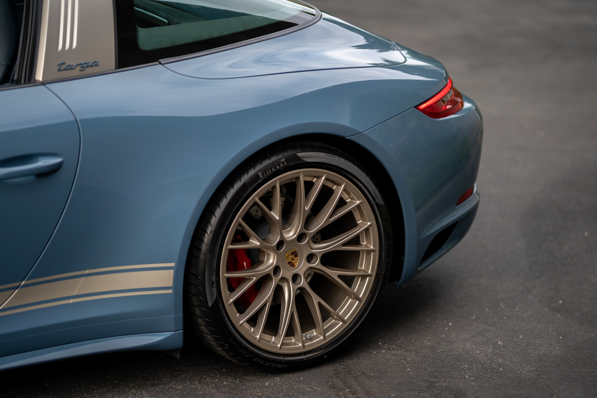 Porsche Exclusive 991 Targa 4S Design Edition Is So Purdy In Baby Blue