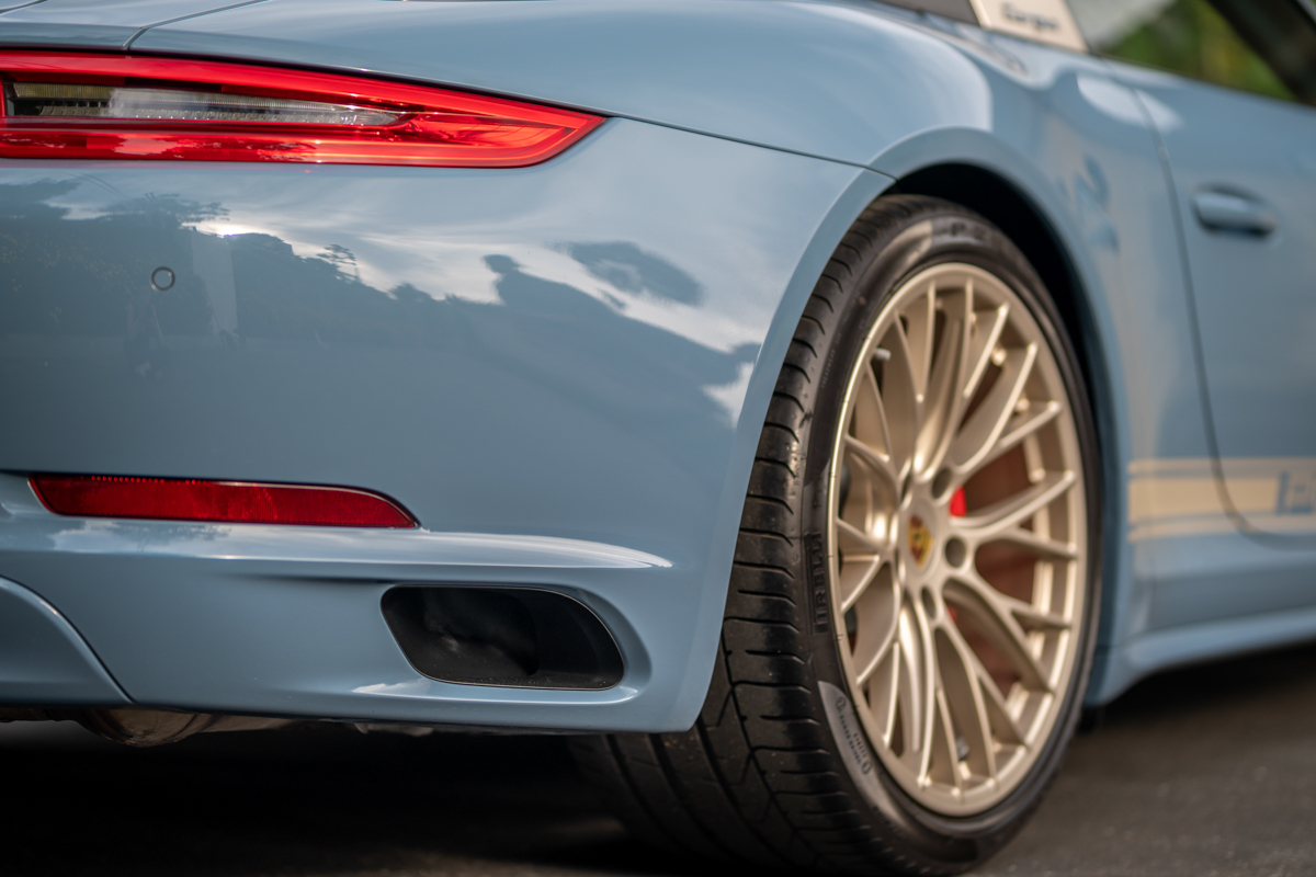 Porsche Exclusive 991 Targa 4S Design Edition Is So Purdy In Baby Blue