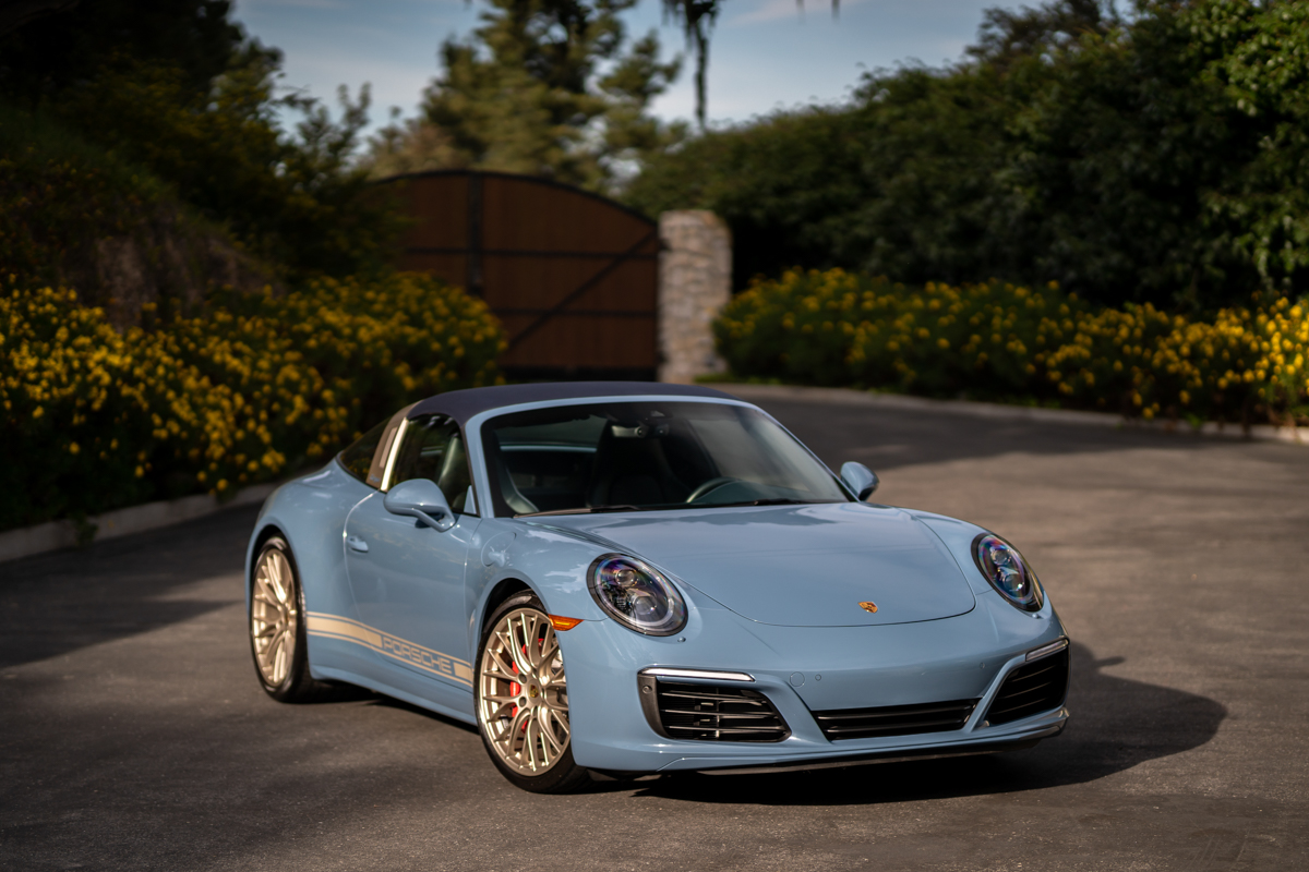 Porsche Exclusive 991 Targa 4S Design Edition Is So Purdy In Baby Blue
