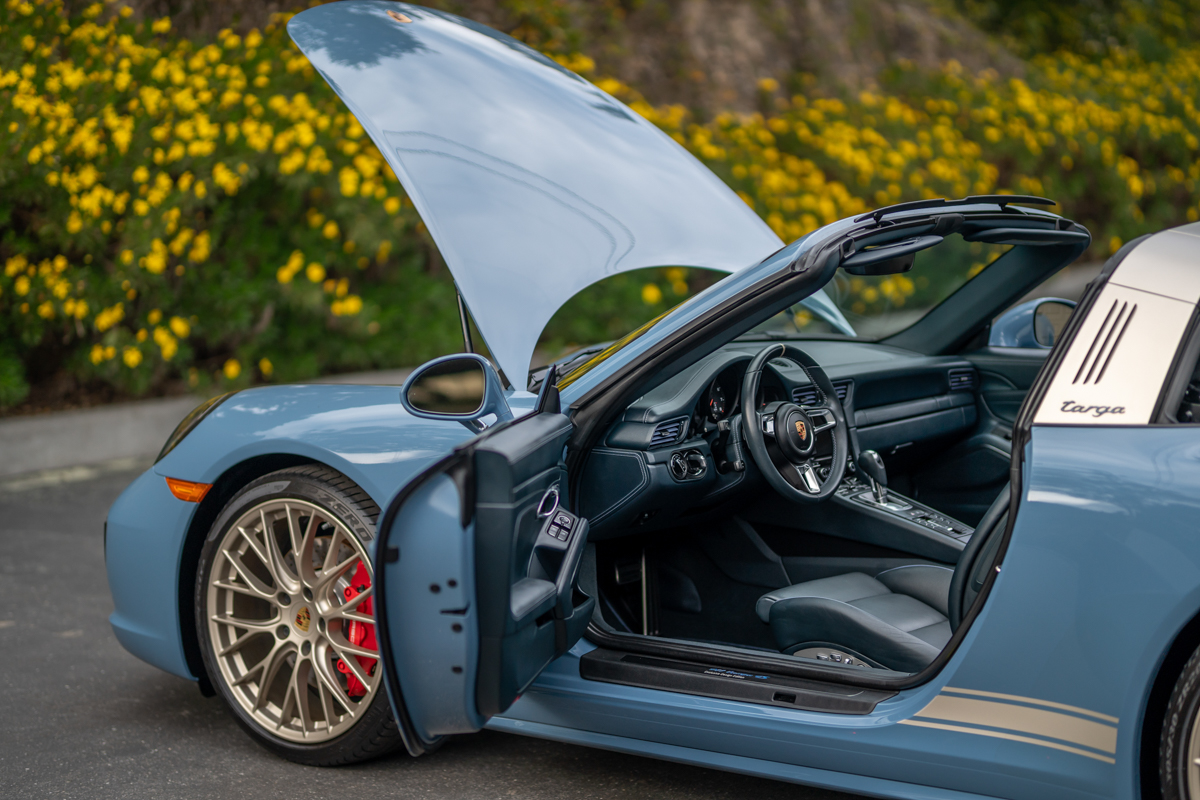 Porsche Exclusive 991 Targa 4S Design Edition Is So Purdy In Baby Blue