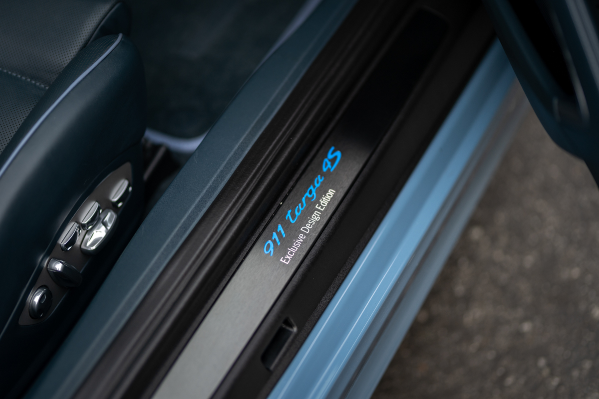Porsche Exclusive 991 Targa 4S Design Edition Is So Purdy In Baby Blue
