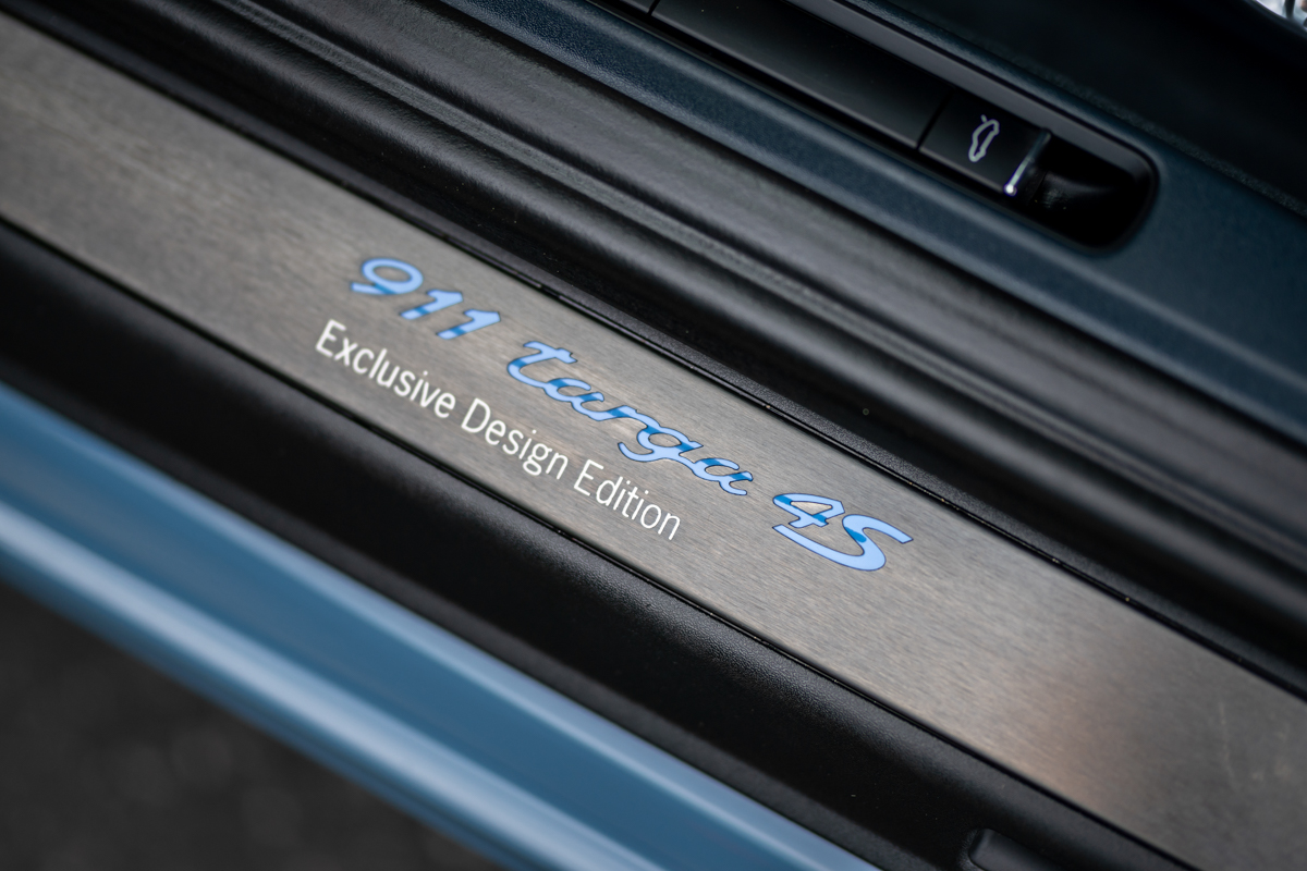 Porsche Exclusive 991 Targa 4S Design Edition Is So Purdy In Baby Blue