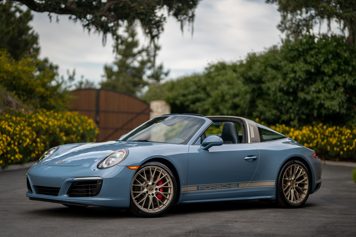 Porsche Exclusive 991 Targa 4S Design Edition Is So Purdy In Baby Blue