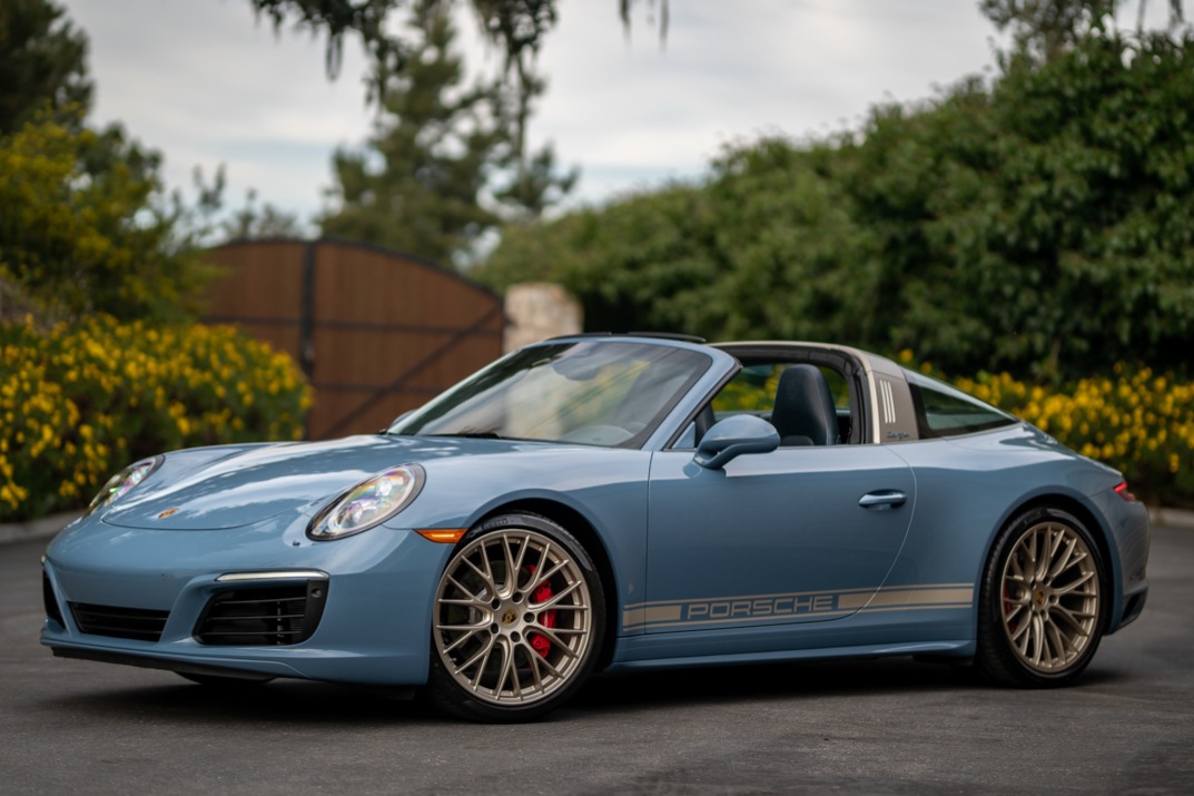 Porsche Exclusive 991 Targa 4S Design Edition Is So Purdy In Baby Blue