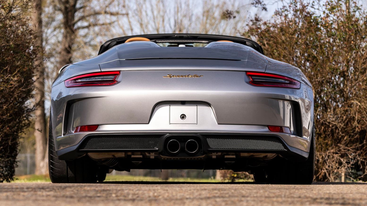 How Much Is A 2019 Porsche 911 Speedster With $24k Heritage Design Package Worth Now?