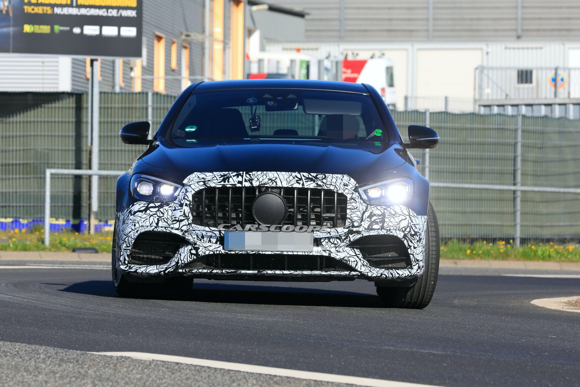 2021 Mercedes-AMG E63 Looks Calm During Track Testing, Until You Hear The Burbling V8