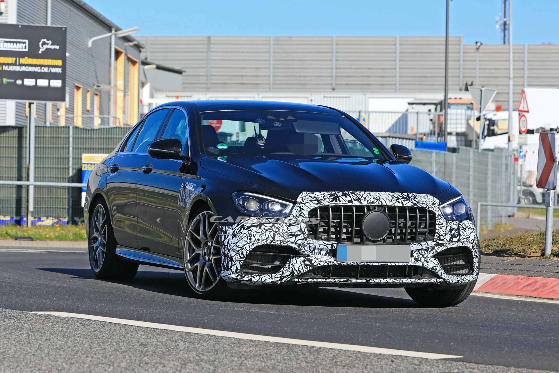 2021 Mercedes-AMG E63 Looks Calm During Track Testing, Until You Hear The Burbling V8