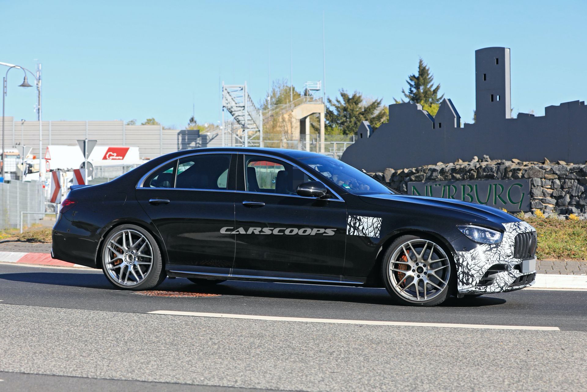 2021 Mercedes-AMG E63 Looks Calm During Track Testing, Until You Hear The Burbling V8