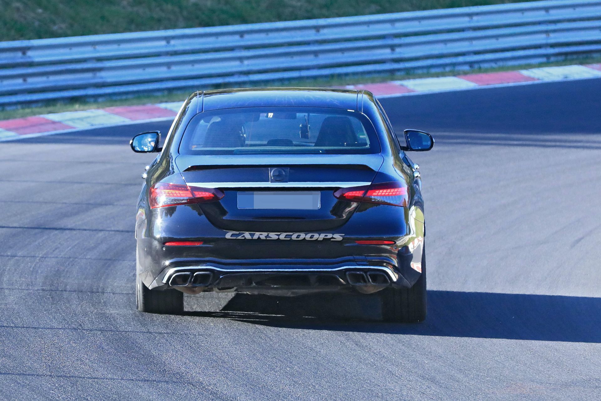 2021 Mercedes-AMG E63 Looks Calm During Track Testing, Until You Hear The Burbling V8
