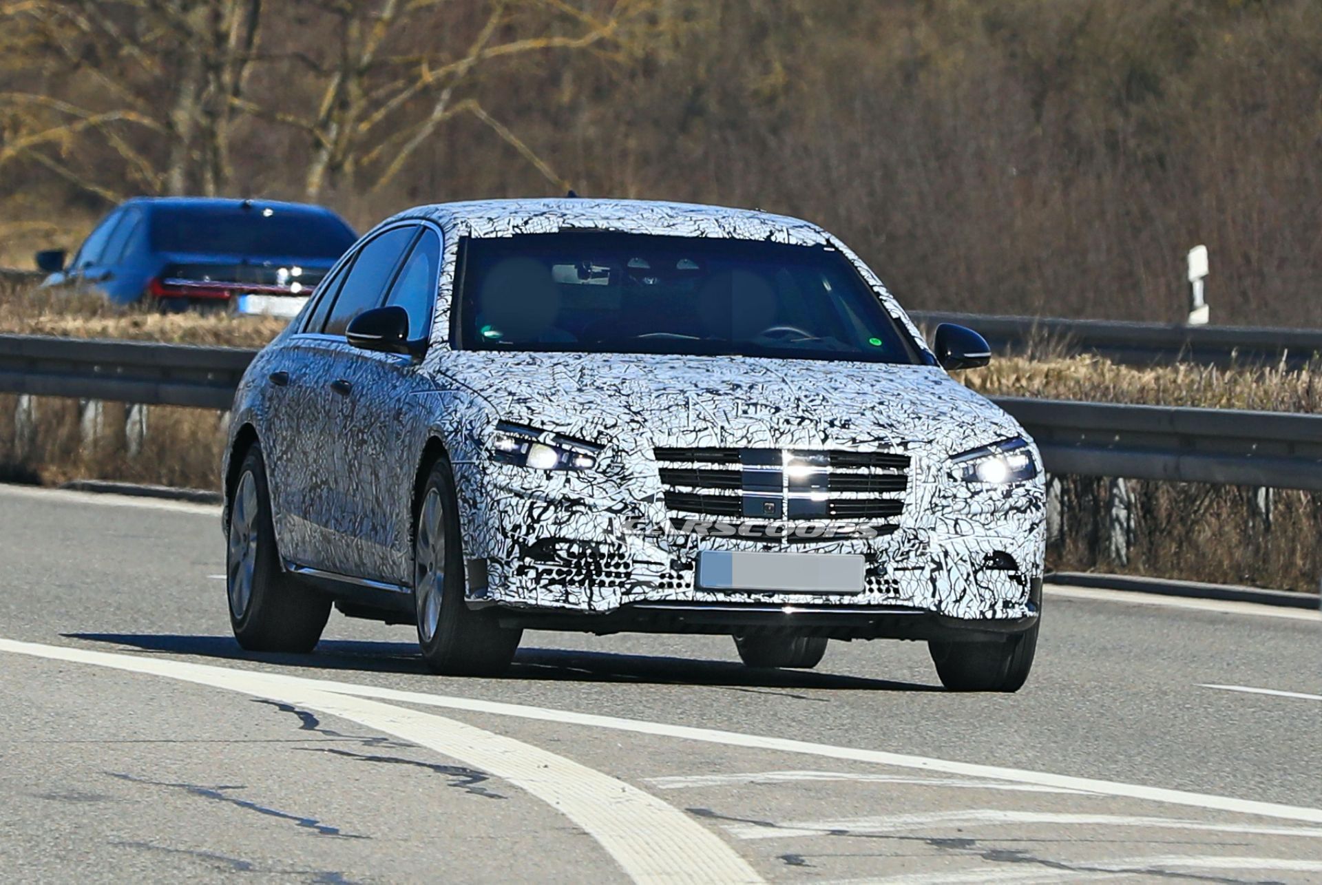 2021 Mercedes-Benz S-Class Guard Armored Prototype Makes Its First Outing