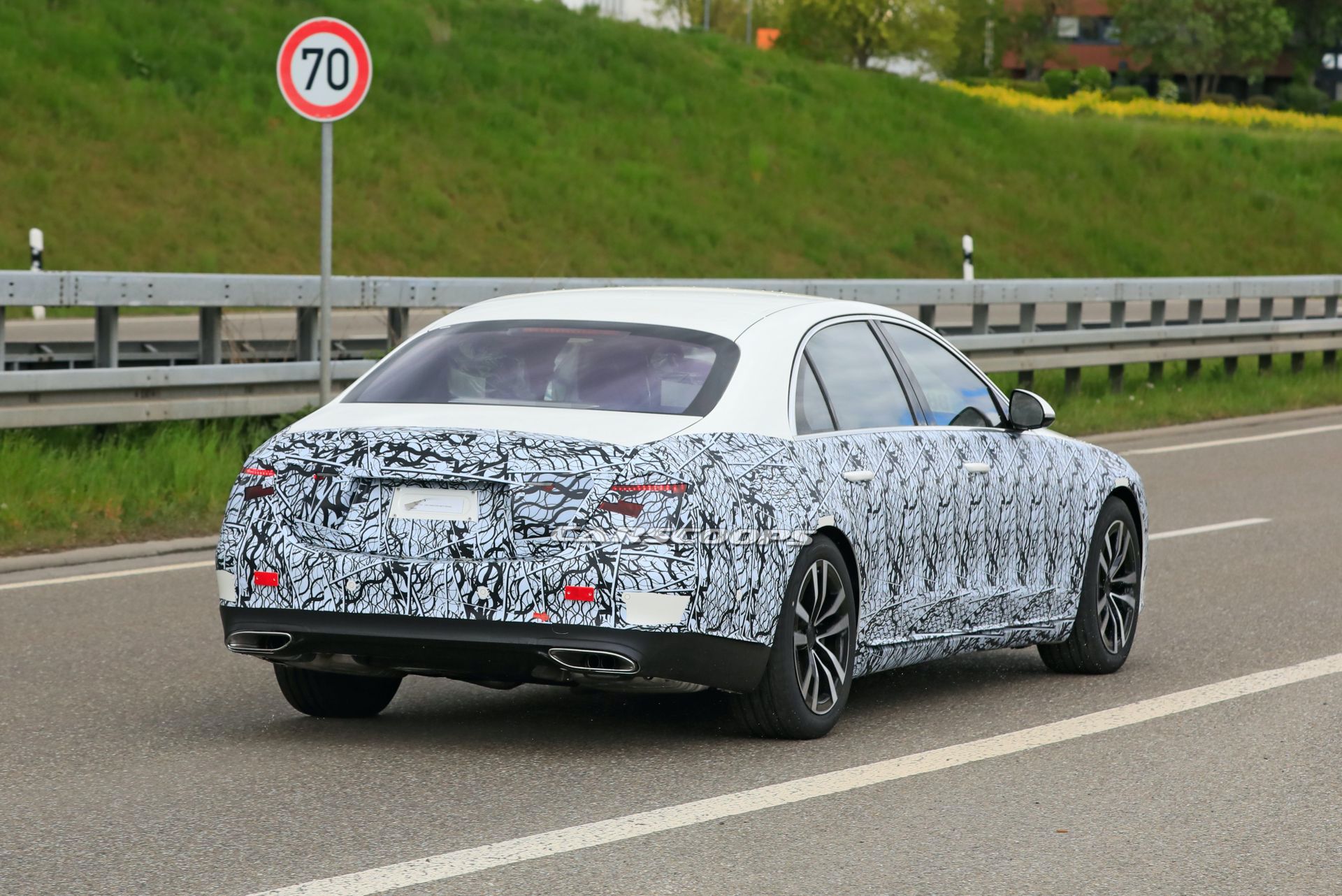 2021 Mercedes S-Class Prepares To Bloom As More Camo Falls