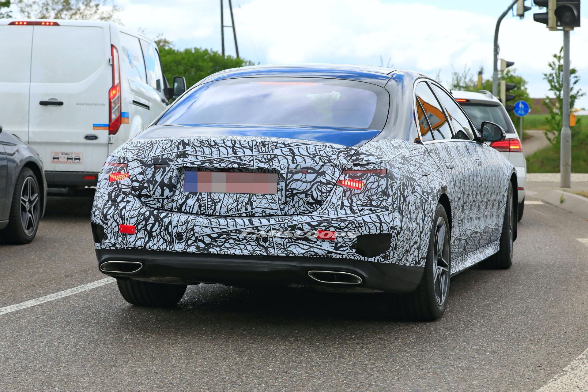 2021 Mercedes S-Class Prepares To Bloom As More Camo Falls