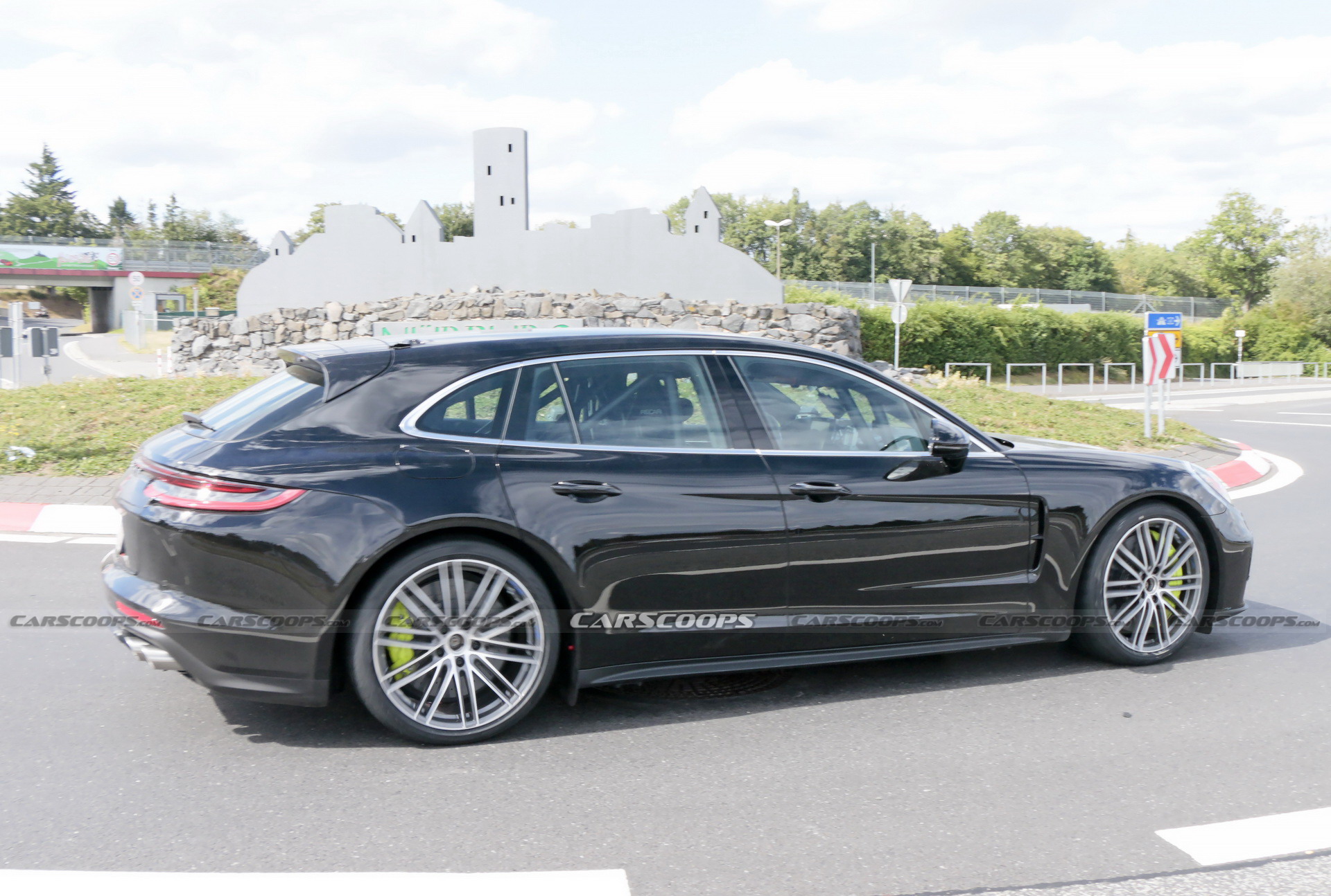 Facelifted 2021 Porsche Panamera Sport Turismo Spotted With Mild Revisions