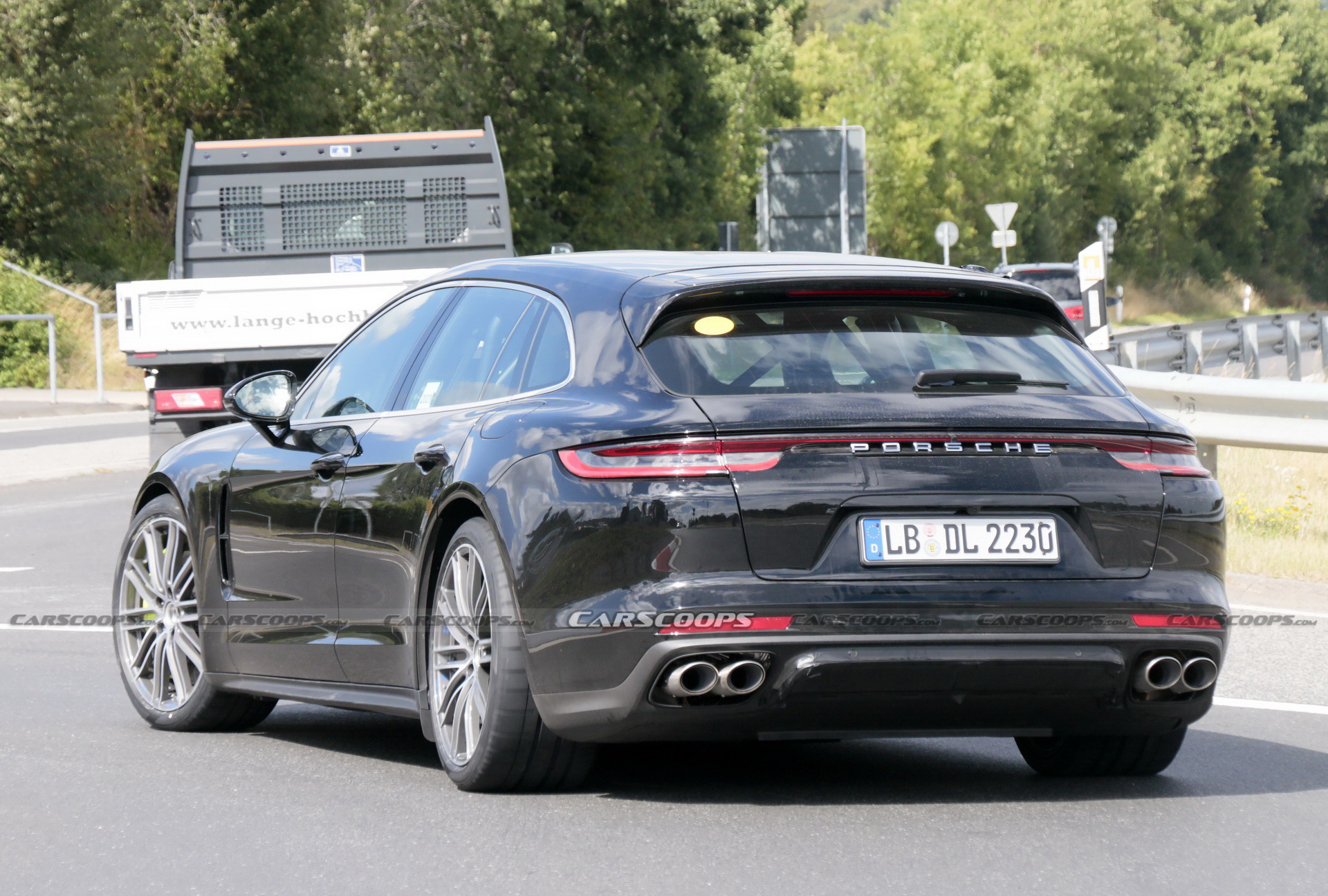 Facelifted 2021 Porsche Panamera Sport Turismo Spotted With Mild Revisions